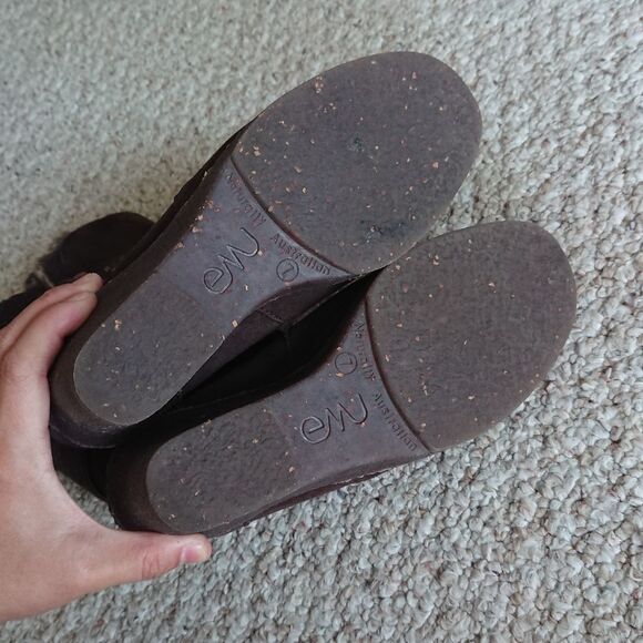 EMU Australia Heighton Wedge boots 100% Premium sheep Fur in dark brown Size 7 - Picture 12 of 12